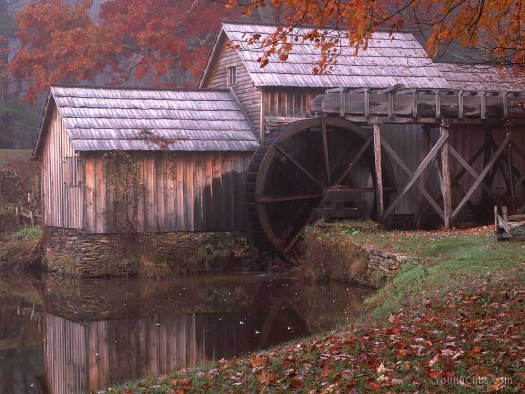 Mabry Mill in Autumn, Blue Ridge Parkway, Virginia